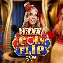 Crazy Coin Flip logo – Live Casino by Evolution at DomusBet Casino