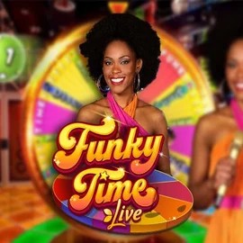 Official Live Casino logo: Funky Time by Evolution at DomusBet Casino