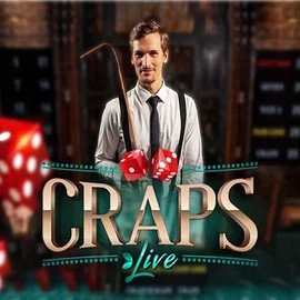 Live Craps slot icon by Evolution, available at DomusBet Casino