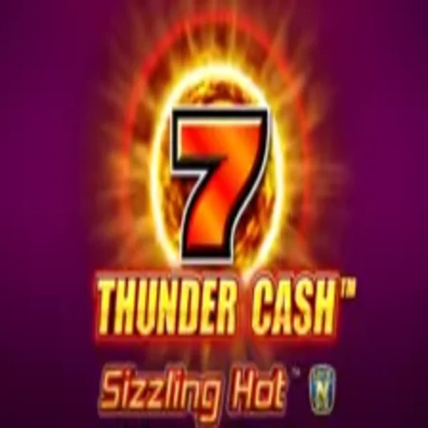 Thunder Cash Sizzling Hot online game logo by Novomatic on domusbets.it.com